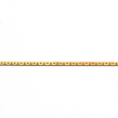 Auksinė moteriška apyrankė 20,0cm Ap2706