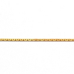 Auksinė moteriška apyrankė 20,0cm Ap2706