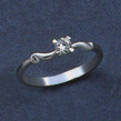 Sužadėtuvių žiedas su 0,15 ct deimantu KASZ 43
