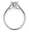 Sužadėtuvių žiedas su deimantu 0,10 ct KASZ 65