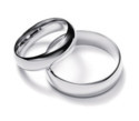 Klasikiniai Vestuviniai Žiedai balto aukso 3 mm 6 gr KAV015